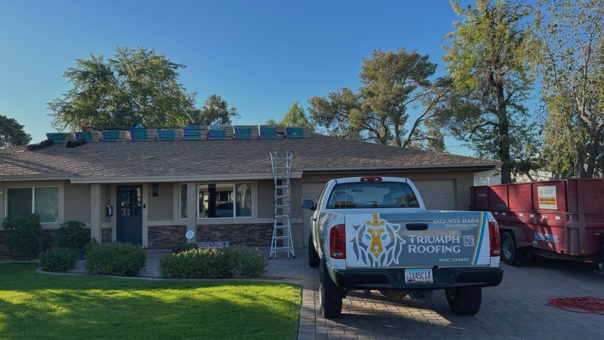 Converting a tile roof to a shingle roof