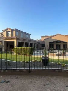 A DC Ranch house after a new Spanish tile roof was installed.